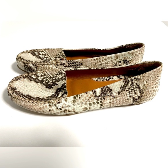 GEOX Respira Python Driving Loafers - 37.5 - New - Picture 3 of 9
